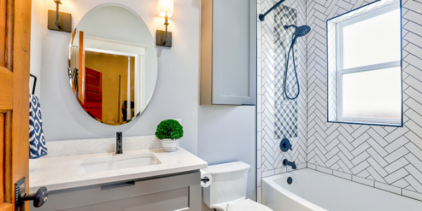 clean bathroom